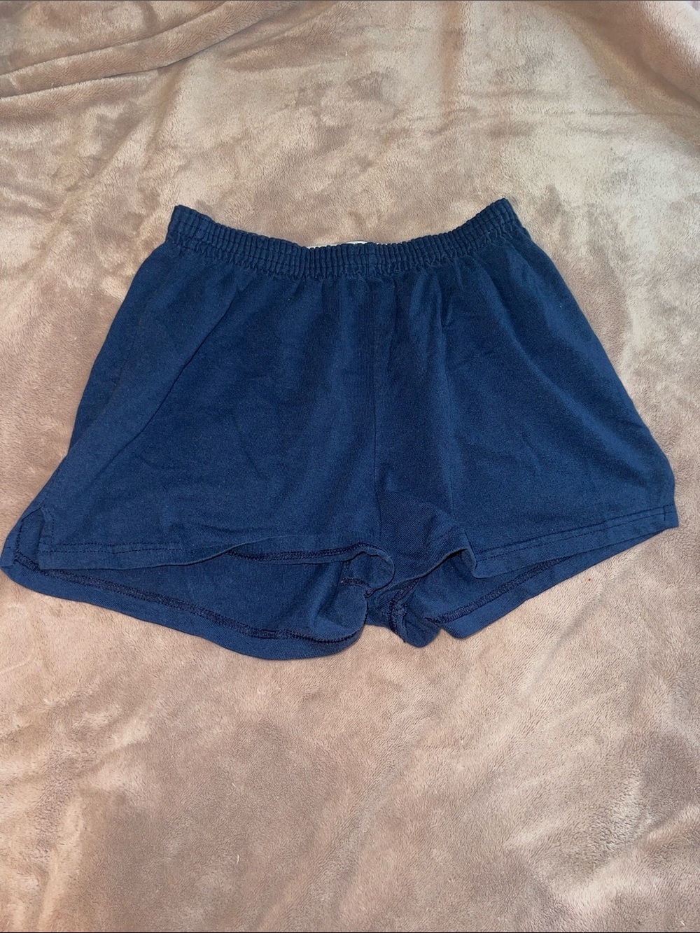 Women’s Navy Elastic Waist Athletic Lounge Shorts